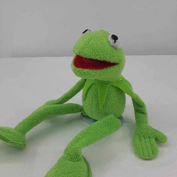 Kermit Inspired Green Frog Magnetic Plush Shoulder Riding Pal NEW - Picture 2 of 4